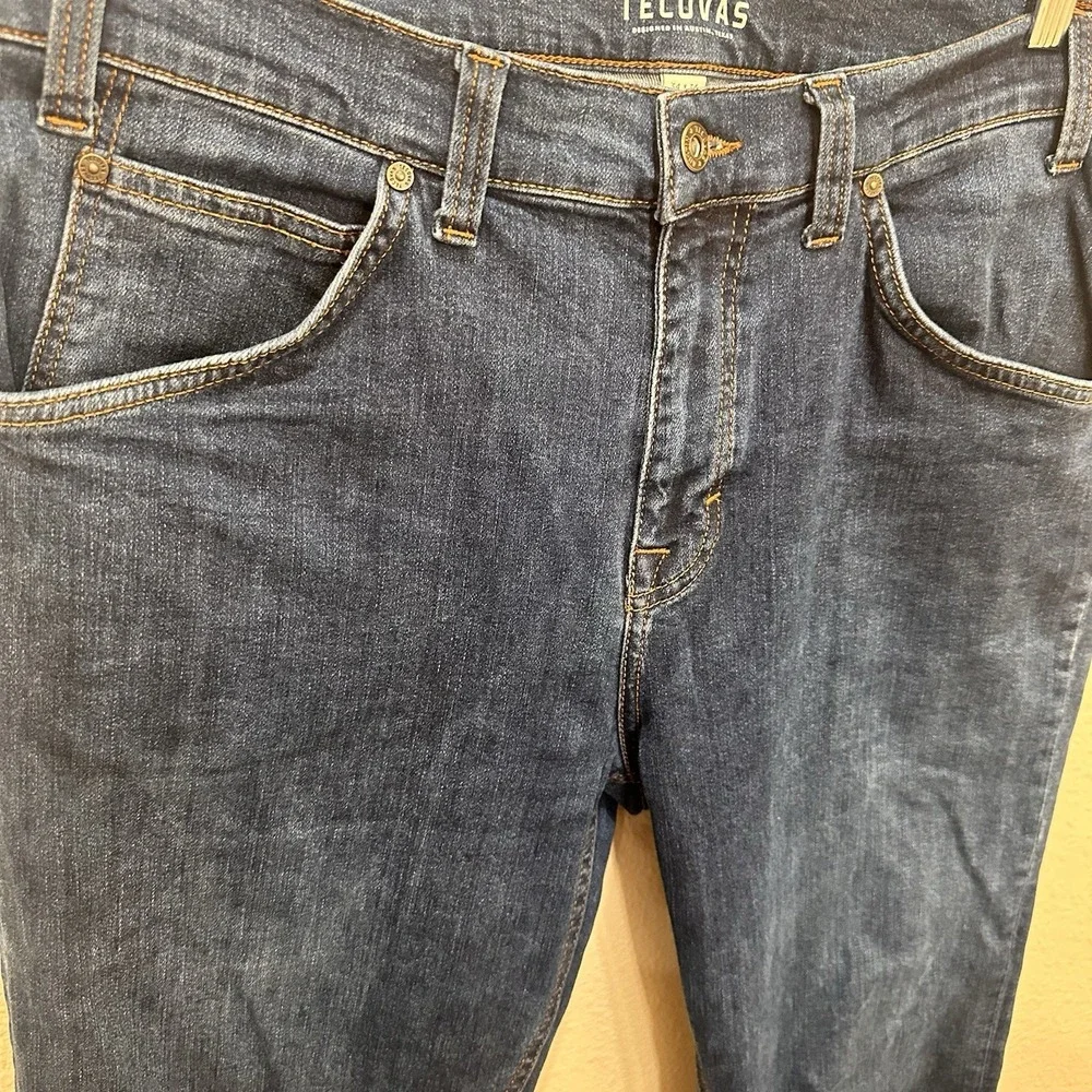 Tecovas Premium Standard Jean Mens 34x34 Dark Wash Straight Leg Denim Western